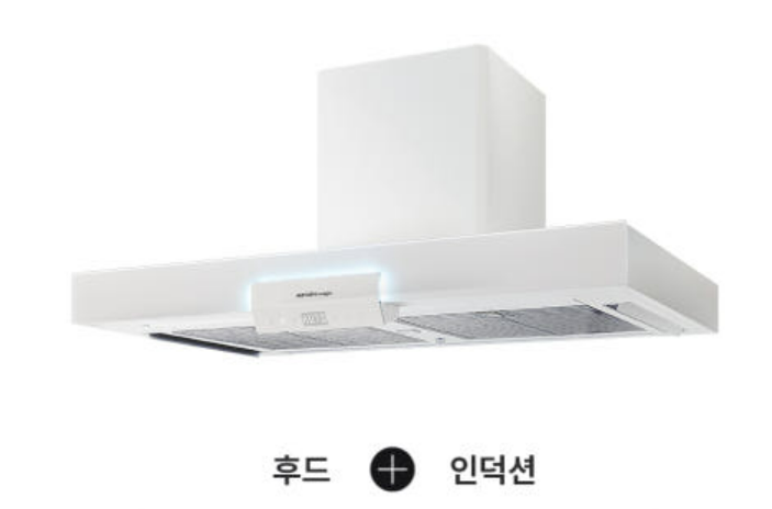3D 에어후드 + 3구 마그네틱 다이얼 인덕션 연동 패키지