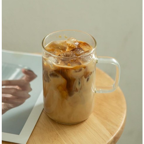 어뮤즈키친 내열유리 머그컵 500ml