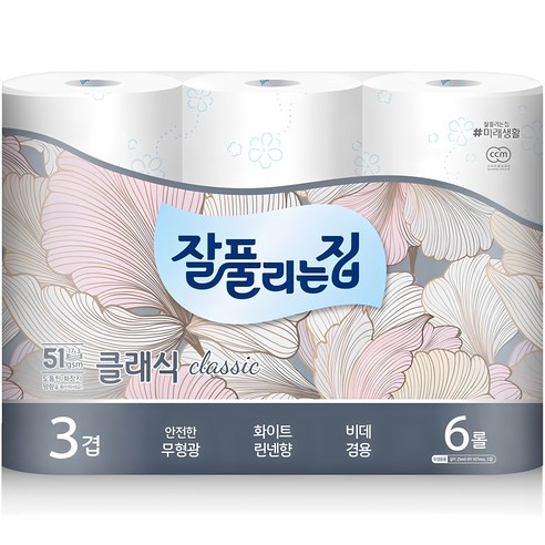 잘풀리는집 3겹 클래식 화장지
