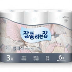 잘풀리는집 3겹 클래식 화장지