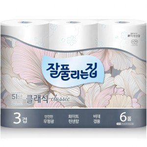 잘풀리는집 3겹 클래식 화장지