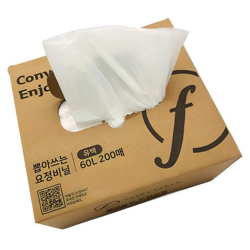 뽑아 쓰는 요정비닐 200p, 60L, 1개